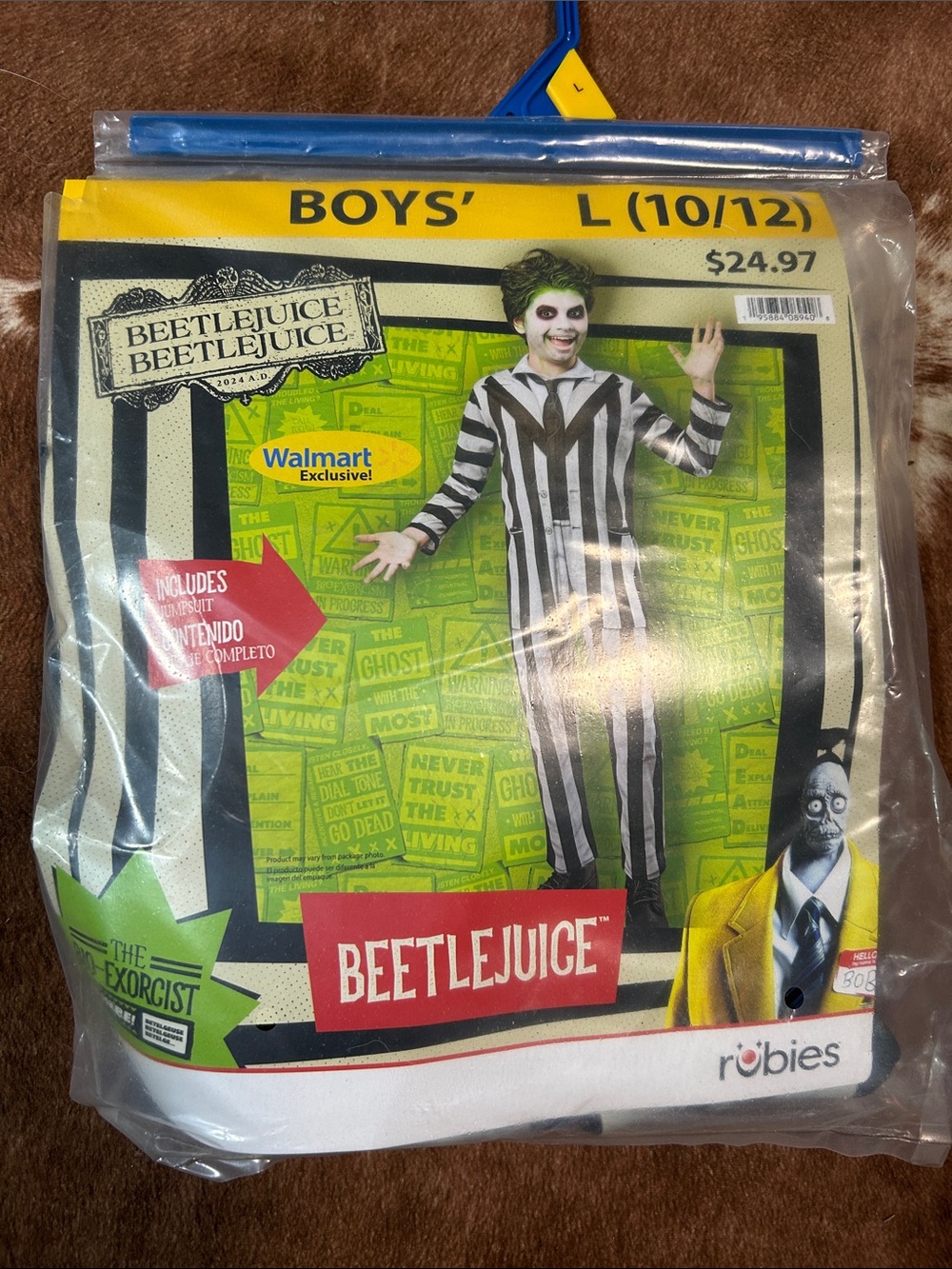Rubie's Beetlejuice Boys' Costume - Black & White
